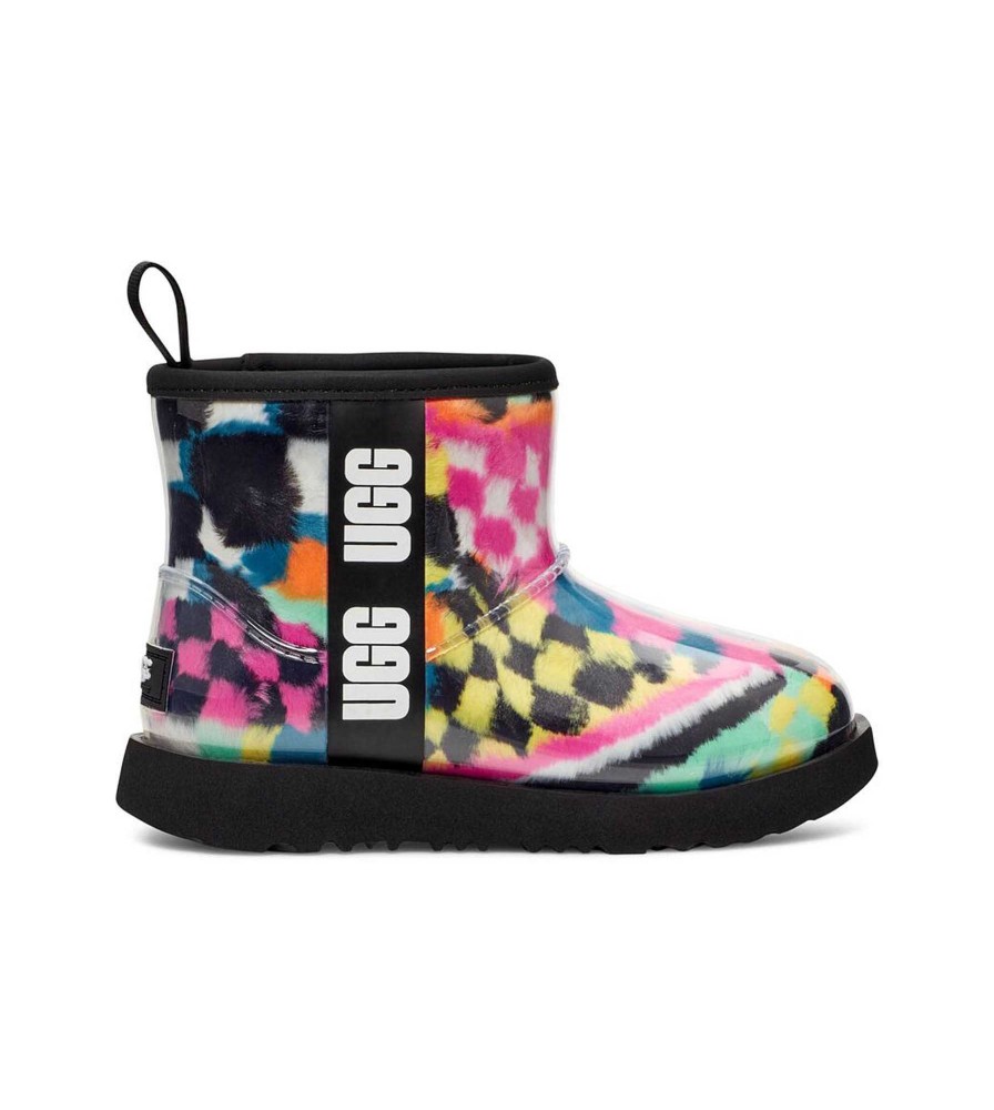 Kids UGG Boots | Classic Clear Mini Checks,Ugg Black Multi