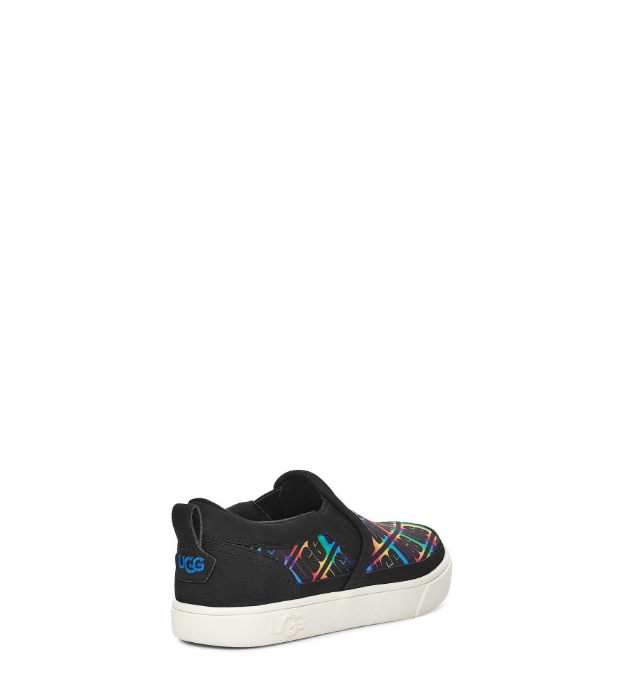 Kids UGG Sneakers | Caplan Slip-On Ugg Black Rainbow