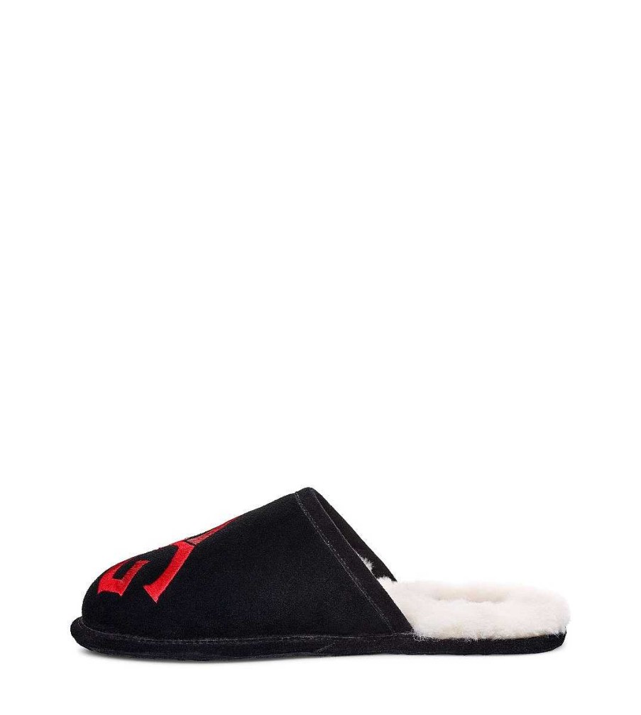 Men UGG Slippers | Scuff Logo Black