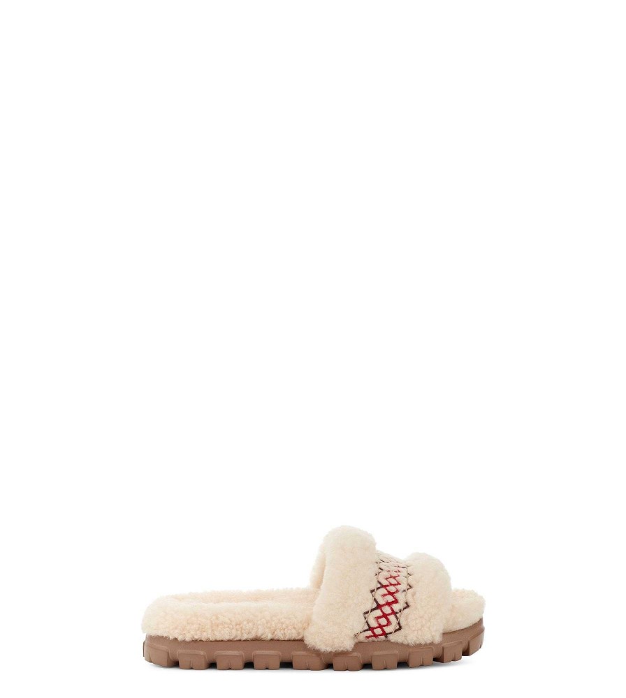 Women UGG Slippers | Cozetta Ugg Braid Natural