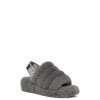 Women UGG Slippers | Fluff Yeah Slide,Ugg Charcoal