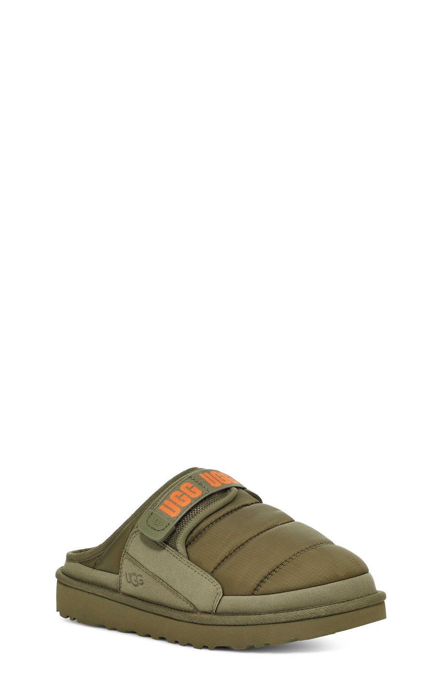 Men UGG | Dune Slip-On Puft,Ugg Moss Green / Orange