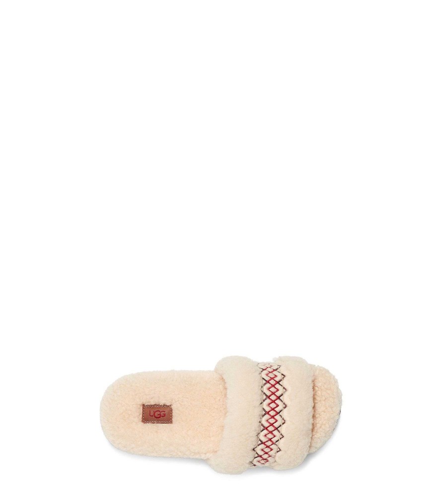 Women UGG Slippers | Cozetta Ugg Braid Natural