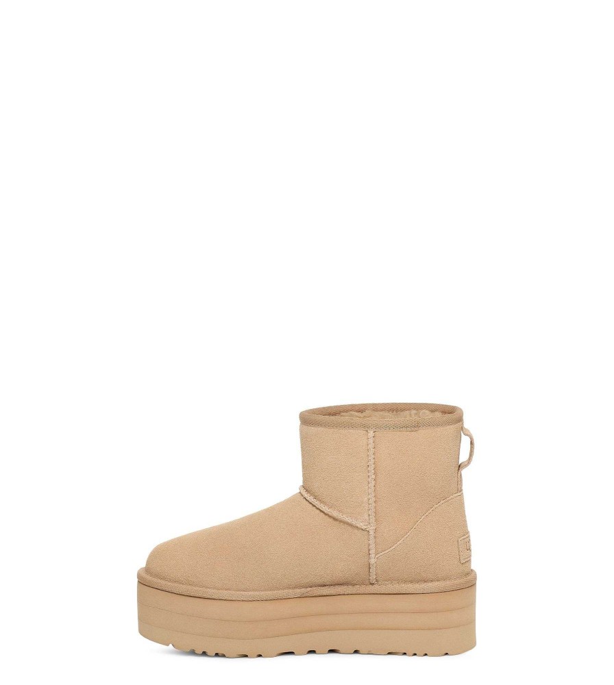 Women UGG Classic Boots | Classic Mini Platform Mustard Seed