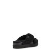 Women UGG | Fuzz Sugar Cross Slide Black