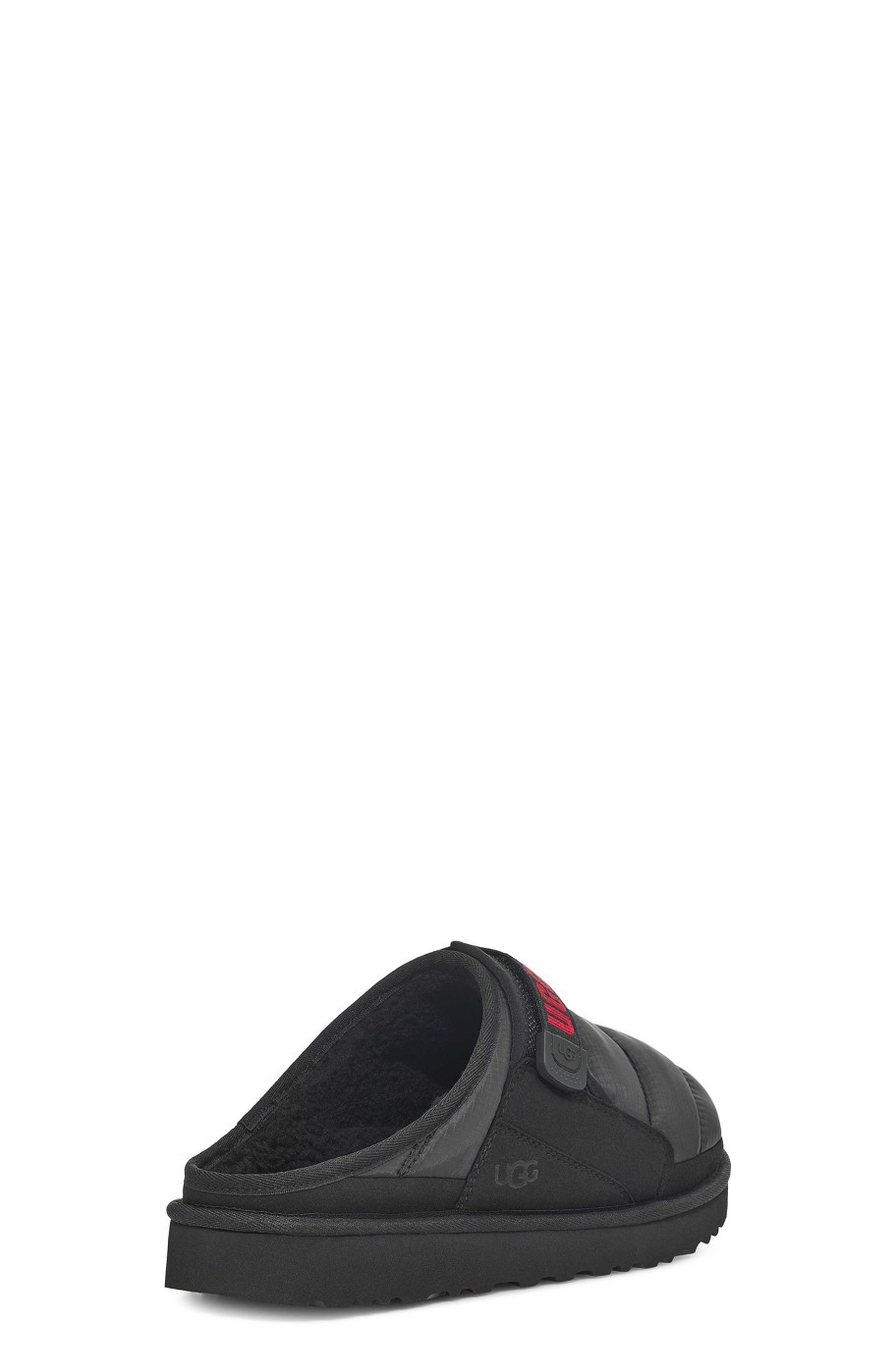 Men UGG | Dune Slip-On Puft,Ugg Black / Samba Red