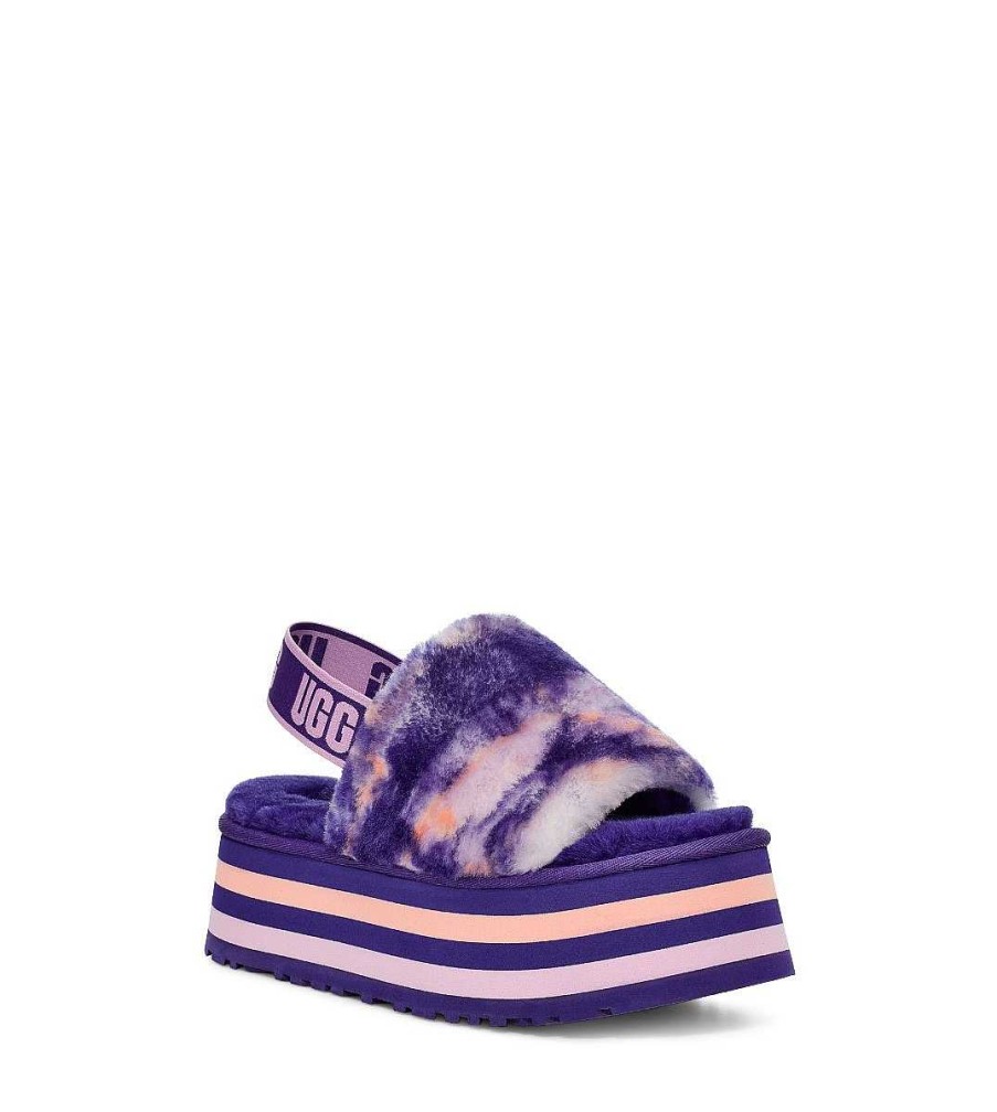 Women UGG Slippers | Disco Marble Slide ,Ugg Violet Night