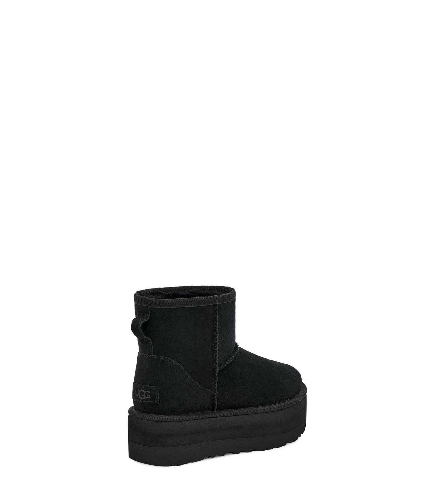 Women UGG Classic Boots | Classic Mini Platform Black