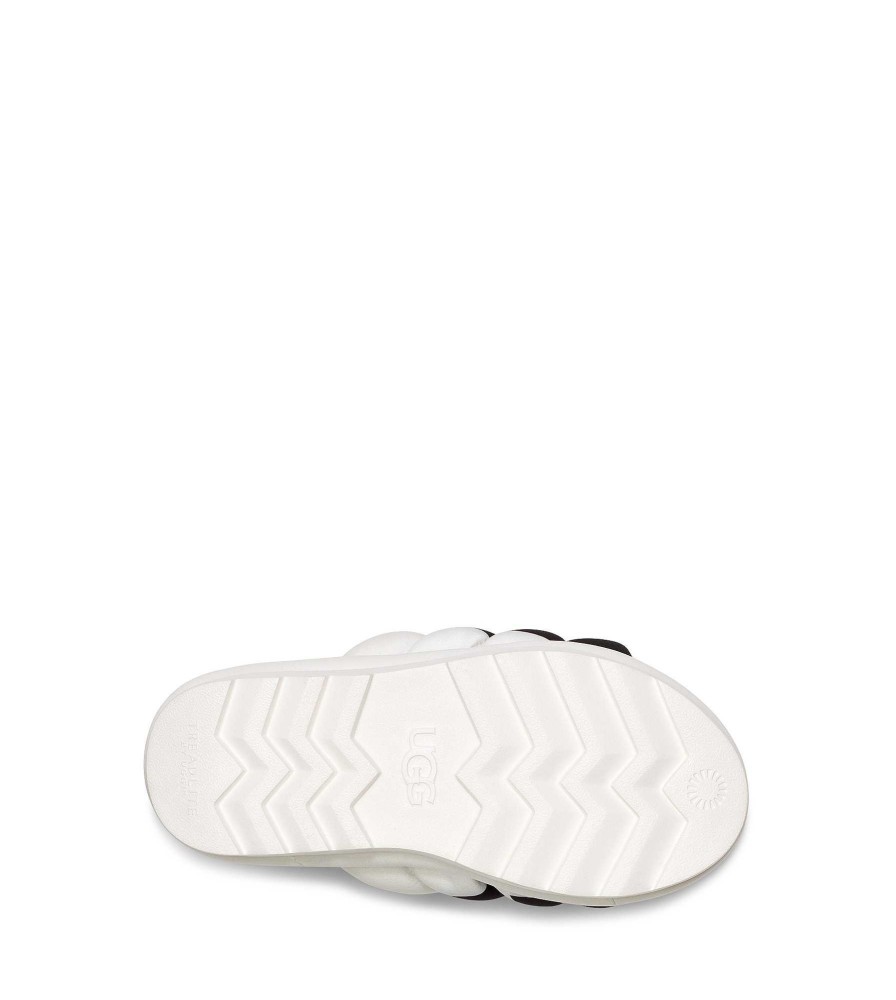 Women UGG Sandals & Slides | Maxi Slide Logo White