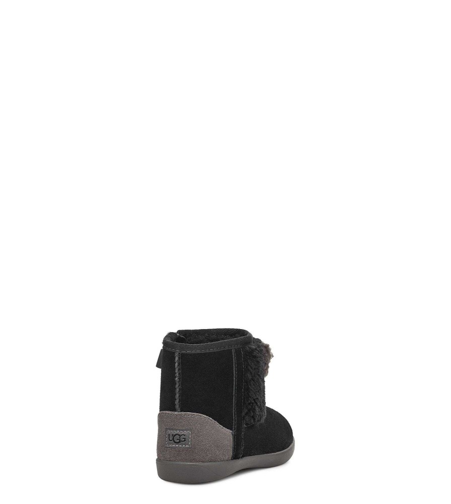 Kids UGG Boots | Koala Stuffie Black Suede