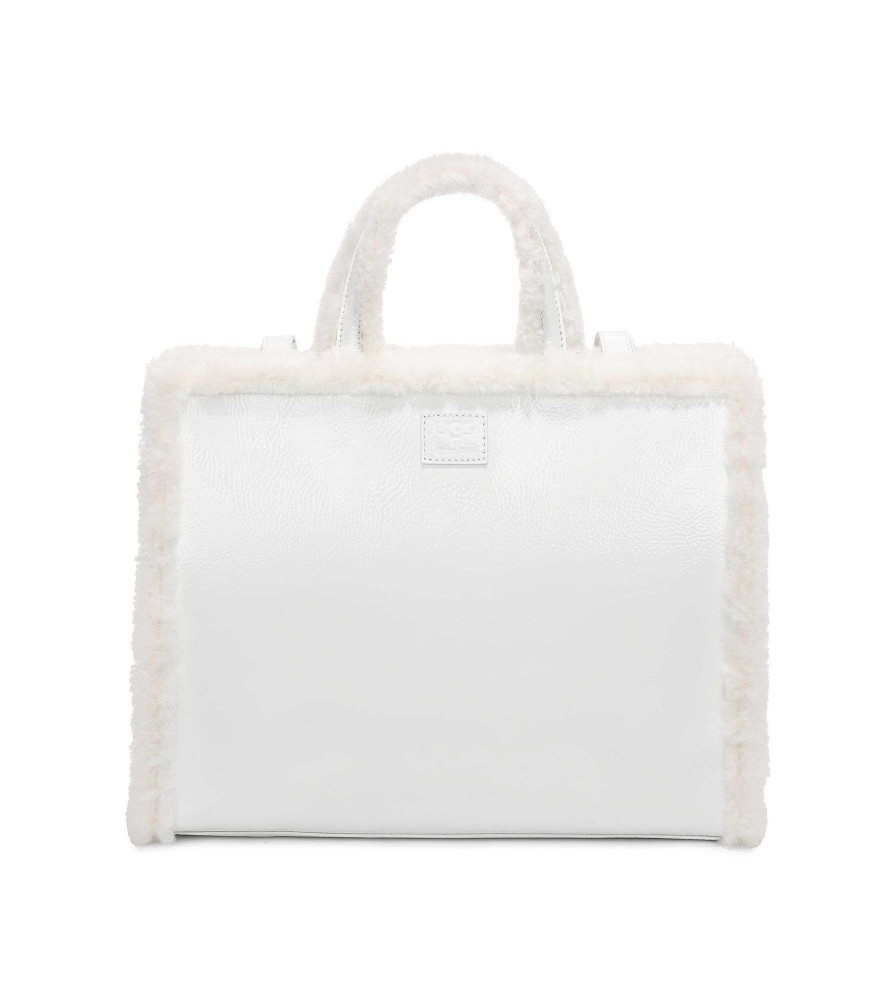 Women UGG Accessories | Ugg X Telfar M Shopper Crinkle White