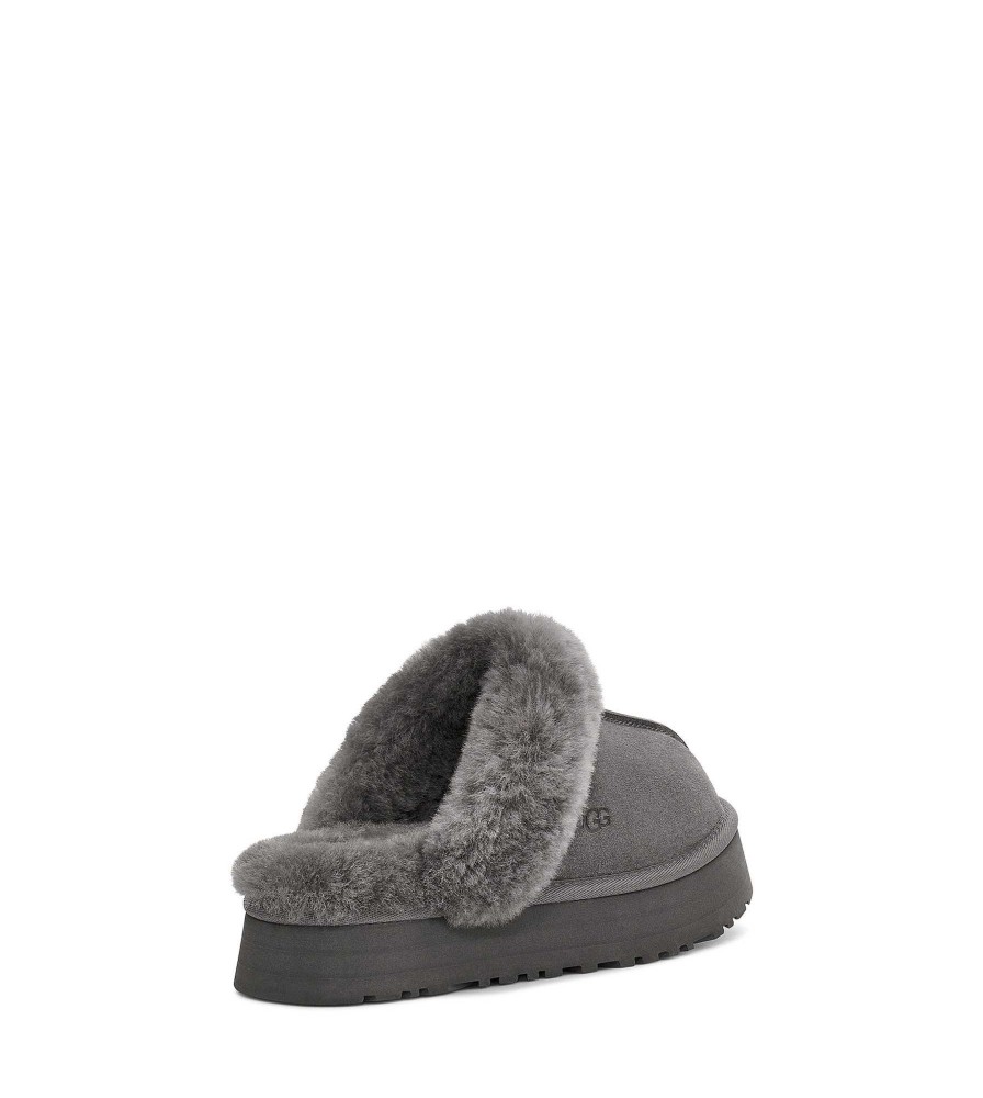 Women UGG Slippers | Disquette Charcoal