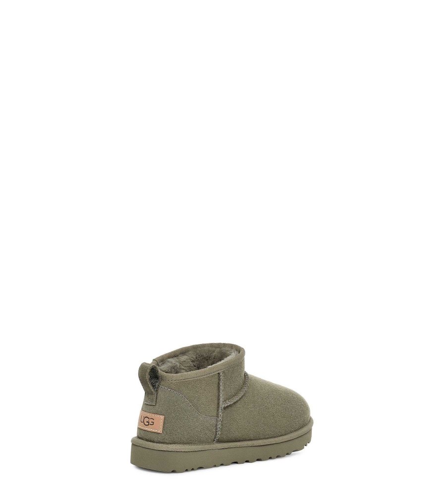 Women UGG Classic Boots | Classic Ultra Mini Moss Green