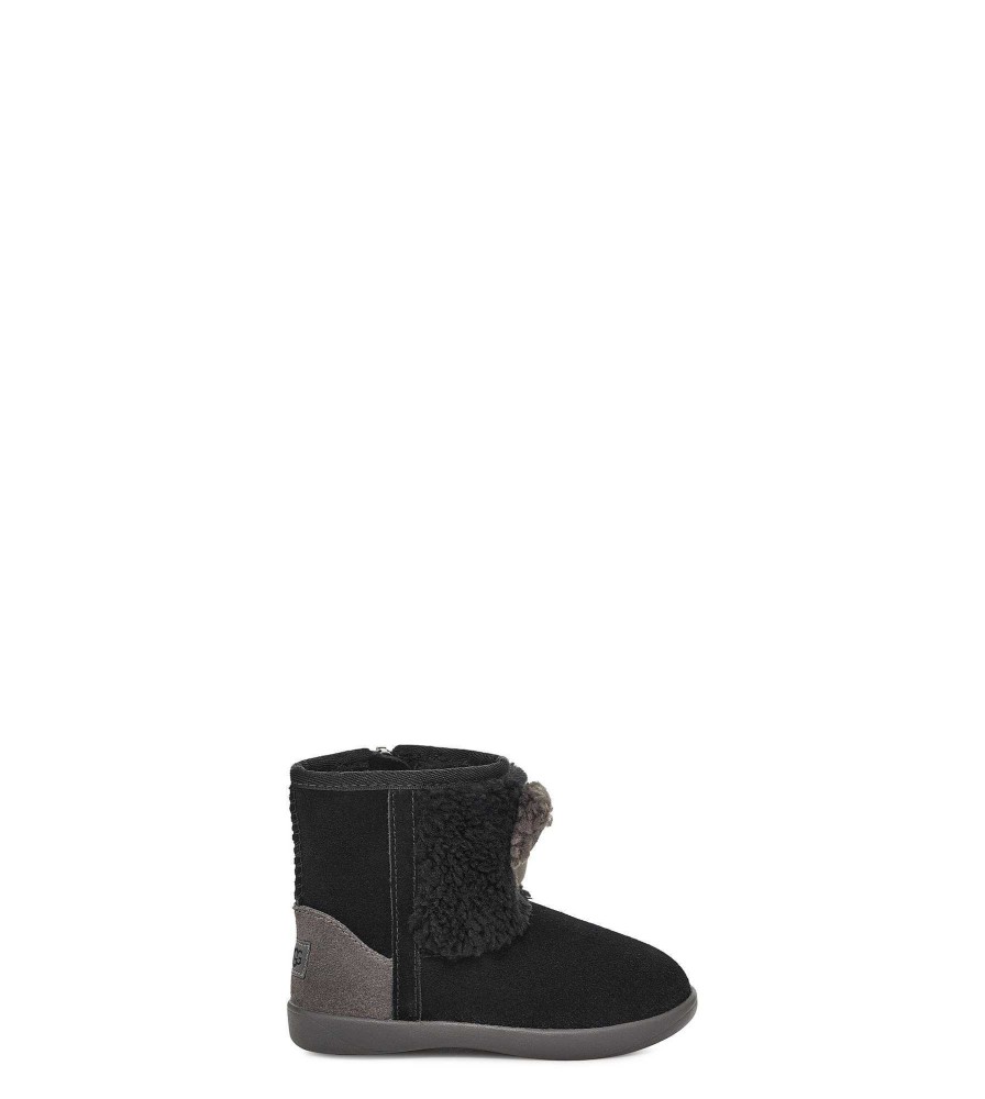 Kids UGG Boots | Koala Stuffie Black Suede