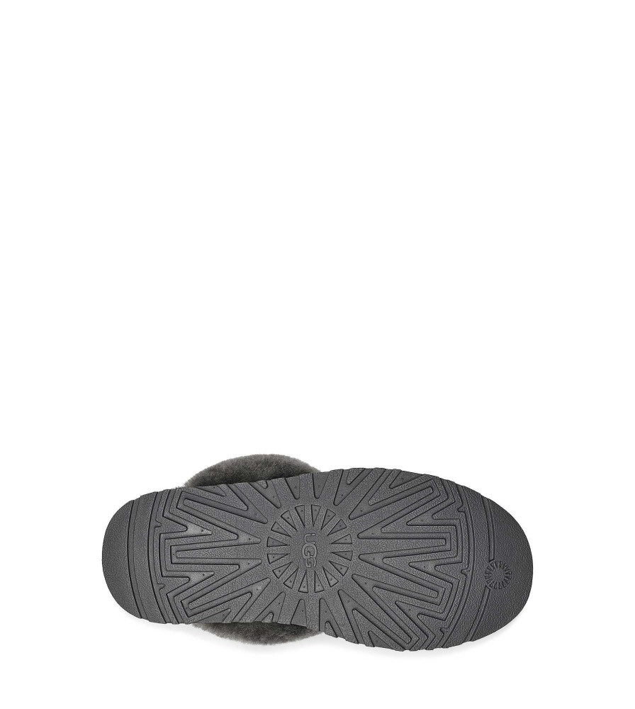 Women UGG Slippers | Disquette Charcoal