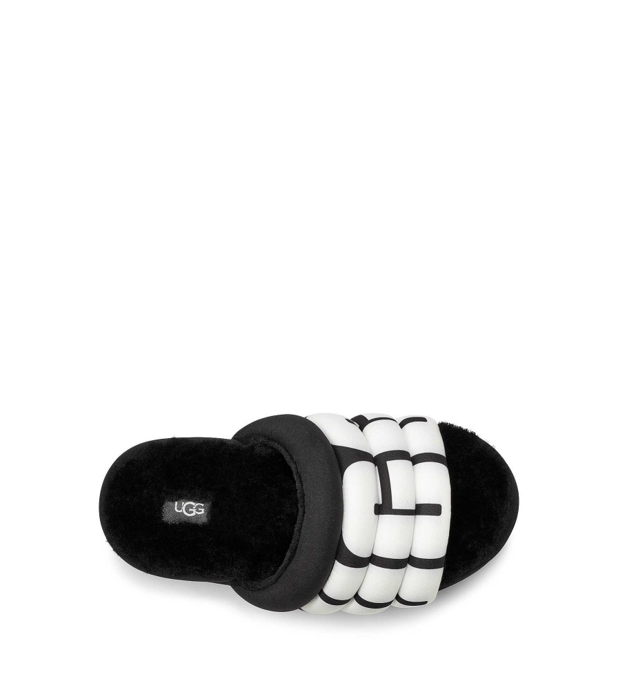 Women UGG Sandals & Slides | Maxi Slide Logo Black