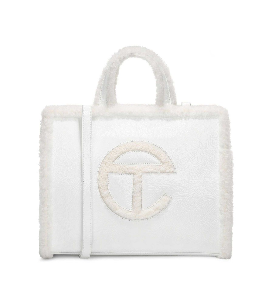 Women UGG Accessories | Ugg X Telfar M Shopper Crinkle White