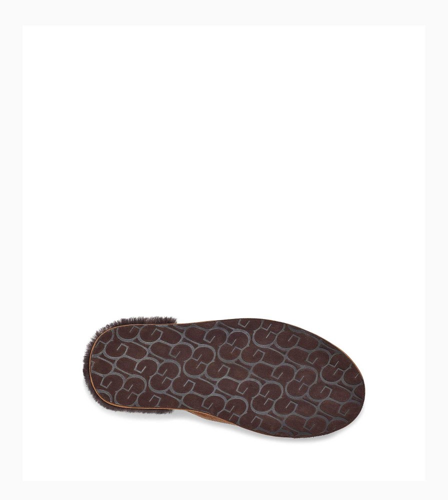 Men UGG Slippers | Scuff Logo Chestnut / Espresso